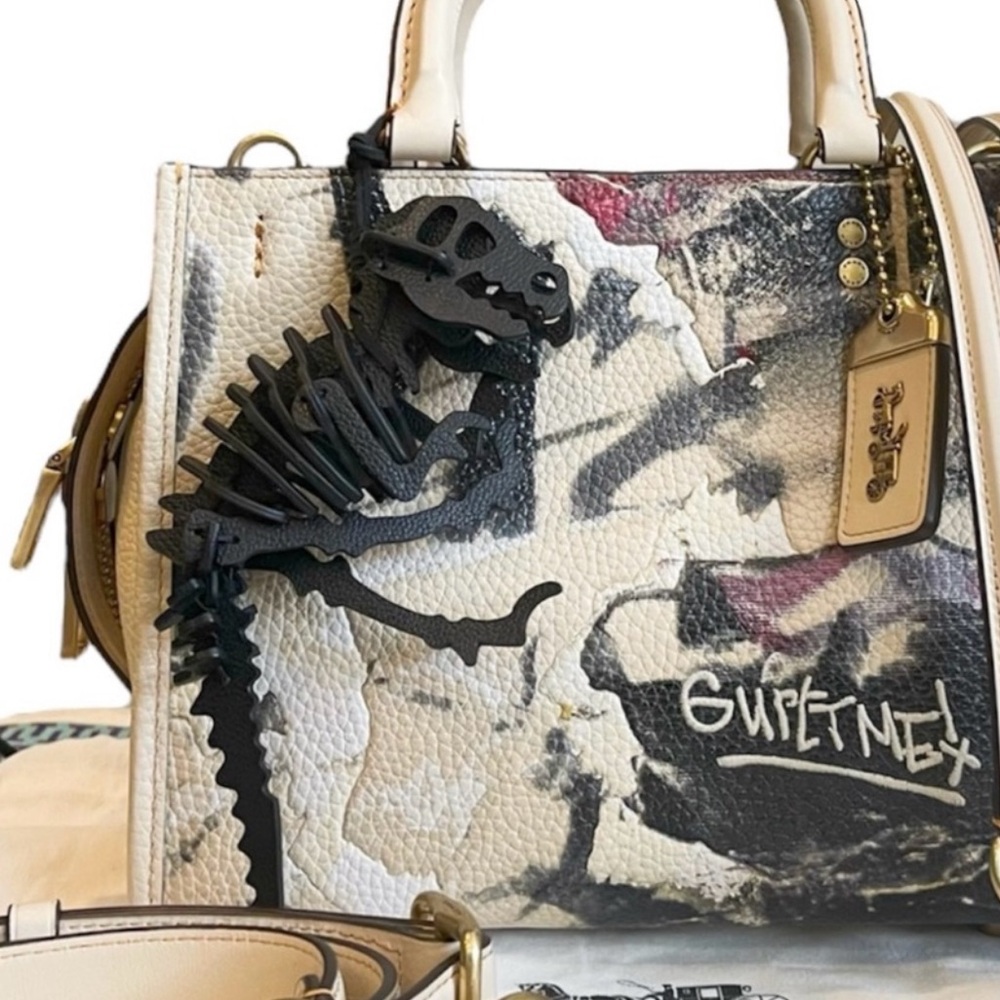 Large Handmade Dinosaur Bag Charm - Picture 3 of 8